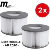 mSpa Pool-Filterkartusche Whirlpool Ersatz Wasserfilter-Kartusche, Zubehör für MSpa Modelle ab 2020, Wasserfilter-Kartuschen für MSpa Modelle 2019-2020