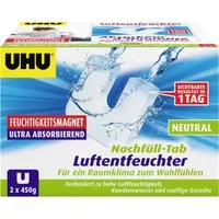 UHU Luftentfeuchter UHU Luftentfeuchter Feuchtigkeitsmagnet Neutral, 2