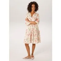 Aniston CASUAL Blusenkleid mit fantasievollem, pastellfarbenen Blumendruck