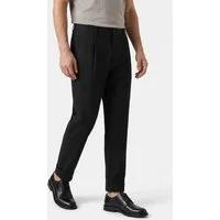 Strellson Bundfaltenhose Louis Relaxed Fit Everyday Business Pants mit geradem Bein, Pflegeleicht