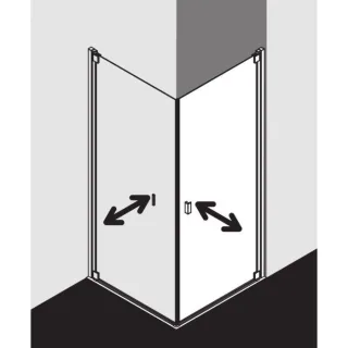 Kermi Raya Pendeltür ZKRA1KR093201A 93 x 200 cm