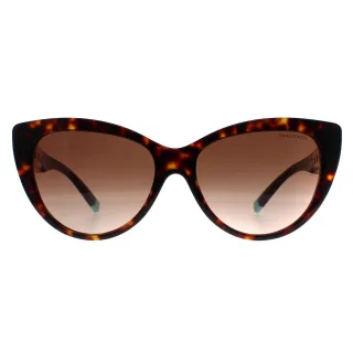 Tiffany Cat Eye Damen Havanna Braun Farbverlauf TF4196