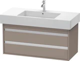 Duravit Ketho Waschtischunterbau wandhängend Basalt Matt 1000x455x480 mm - KT664104343 KT664104343