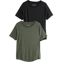 Next Trainingsshirt 2er-Pack mit leichten Active Kurzarm-T-Shirts (2-tlg)