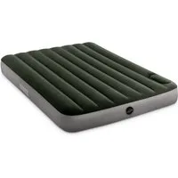 Intex Luftbett Indoor & Outdoor Luftbett Full Downy Airbed 191x137x25 Fußpumpe 64762