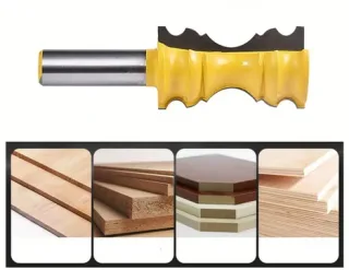 Crown Molding Router Bit 1/2"/8mm/12mm Shank Router Bit Large Elaborate Milling Cutter Chair Rail Molding For Woodworkin
