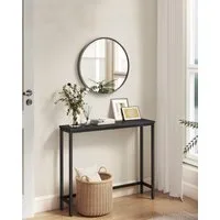 VASAGLE Konsolentisch Flurtisch, einteilige Tischplatte, einfache Montage,schmaler Sofatisch, für Flur, Schlafzimmer, Wohnzimmer, 20/24 x 80 x 81,2 cm