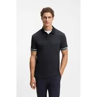 BOSS GREEN Poloshirt Polo Zone mit Piqué-Streifen und einem Logo am Ärmel