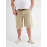 LERROS Bermudas Chino-Bermuda mit Gürtel, in Großen Größen (Set)