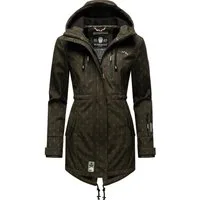Marikoo Funktionsmantel Zimtzicke Softshell Parka mit Kapuze