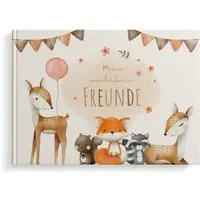 MeinBaby123® Tagebuch Freundebuch für Kinder, Freundschaftsalbum, Freundealbum Kindergarten und Schule, Freundschaftsbuch Hardcover