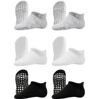bistyle Sneakersocken (6er Pack) ABS für Babys Jungen Mädchen Babysocken Kurzsocken (Set, 6-Paar, 6er-Pack) Anti-Rutsch Bio-Baumwolle GOTS zertifiziert 0-6 Monate bis 2-3 Jahre