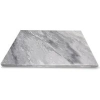 MamboCat Schneidebrett Marmor-Schneidebrett 40 x 30 cm weiß-grau Servierplatte Unterlage