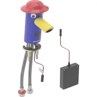 Geberit Bambini Waschtischarmatur Batteriebetrieb, mehrfarbig: Mischer=mit Mischer, 116208005 116208005