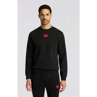 HUGO Sweatshirt Diragol Rundhalsausschnitt, Regular Fit, HUGO Label