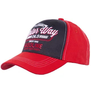 King Kerosin Herren KING KEROSIN Baseball Cap mit Frontstickerei Motor Way