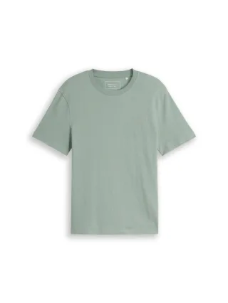 TOM TAILOR Denim - Terry T-Shirt aus Baumwolle grün - Gr. - L