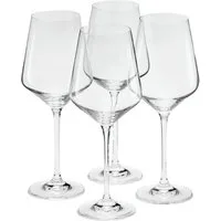 van Well Weinglas Ava, Weingläser 45,0 cl, 4 Stück, 4-tlg., Kristallglas, Geschenkkarton mit Sichtfenster, spülmaschinengeeignet