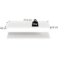 Home affaire Einlegeboden 2er Set, Breite 78 cm (2 St), Skarde, Einlegeboden 2er Set, 78 cm