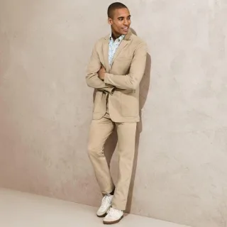 Straight Fit Ultimativ-Chino, Herren,  Beige, Baumwolle/Elasthan/Polyester, by Lands' End