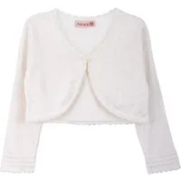 Minora Strickkleid Baby/Kind Bolero Taufweste Strickwaren Mädchen Langarm