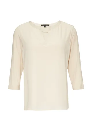 comma - T-Shirt beige - Gr. - 34