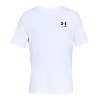 Under Armour - "Sportstyle" T-Shirt für Herren kurzärmlig (Weiß/Schwarz)