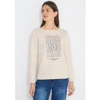 CECIL Langarmshirt mit U-Boot-Ausschnitt
