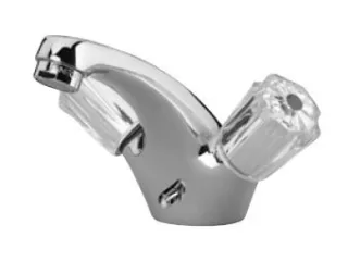 Kaja Classic Waschtisch mit versenkb., Kette,Gussausl. 115mm chrom Kronengr., 21031-1-C 21031-1-C