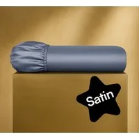 Seralino Spannbettlaken Mako Satin Spannbetttuch (100% Bio Baumwolle), 100% Bio-Baumwolle, Gummizug: rundum, Etiketten zeigen Seiten – schnelles, unkompliziertes Beziehen garantiert., Fairtrade/ GOTS zertifizierte uni Bettlaken, weich