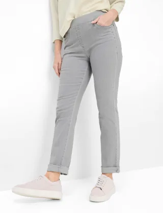 Raphaela by Brax Damen Schlupfhose Style PAMINA FUN VERY LIGHT GREY SLIGHTLY USED, denim hellgrau, Gr. 52K
