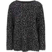 Doris Streich Strickpullover mit Leo-Jacquard-Muster