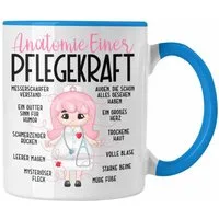 Trendation Tasse Pflegefachkraft Tasse Geschenk Anatomie Einer Pflege Frauen Pflegerin