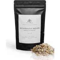 Incensera Räucherschale Indischer Weihrauch – Tütsü-Räucherwerk aus Indien Boswellia Serrata, naturbelassen, ohne Zusätze, handverlesen, wiederverschließbar