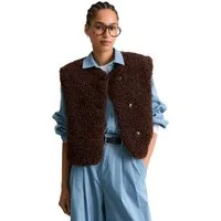 Marc O'Polo DENIM Steppweste aus weichem Curly-Plüsch