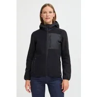 North Bend Fleecejacke NBMattea W Sportliche Teddy-Jacke mit Kapuze