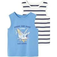 vertbaudet Trägertop Trägershirts Jungen 2er-Pack