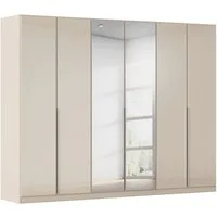 OTTO home Drehtürenschrank Kleiderschrank Kleiderschränke Schrank Garderobe AGORDO mit Glasfront (in zwei Griff-Farben, Breiten 91-405 cm) durchdachte Innenausstattung, in 8 Breiten und 2 Höhen MADE IN GERMANY