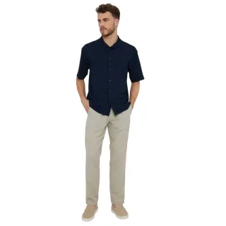 Threadbare - "Drewrea" Hemd für Herren, kurzärmlig (Marine)