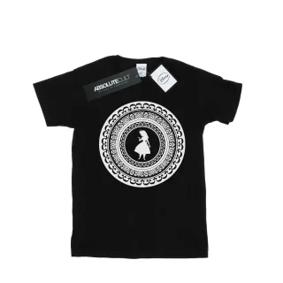 Disney - "Alice In Wonderland Circle" T-Shirt für Herren (Schwarz)