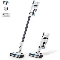 hoogo Akku-Hand-und Stielstaubsauger S3, 330 W, beutellos, 50min Laufzeit, für Allergiker, Tierhaare, Qualität aus Deutschland
