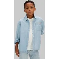 Calvin Klein Jeans Jeanshemd CHAMBRAY WOVEN Regular fit für Kinder mit Brusttasche