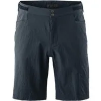 Gonso Fahrradhose Adventure Shorts M Herren Radhose mit einknöpfbarer Radunterhose mit Sitzpolster