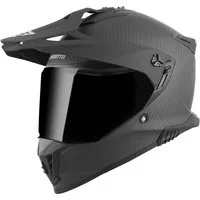 Bogotto Motocrosshelm FG-601 Carbon 6K Enduro-Helm, vorbereitet für Kommunikationssystem,Notfallsystem-Polsterung (EQ