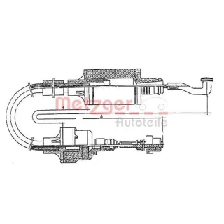 Metzger Kupplungsseil Opel Calibra Vectra