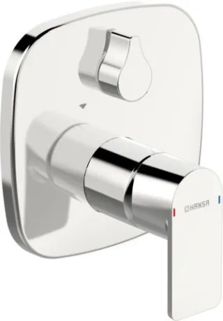 Hansa Wannenarmatur Unterputz HANSASTELA 8784 Ros. soft edge chr 87849173