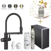 Blanco Küchenarmatur Trinkwasserarmatur Choice Icona + Kühl- & CO₂-Einheit Choice.All (Blanco choice.all, Set inkl. Karbonisiereinheit, Filter und Co2) 6 in 1 Armatur