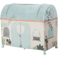 Hauck Bettzelt Travel Bed Cover, Plants Ergänzung für hauck Reisebetten (120 x 60 cm) mit seitlicher Öffnung