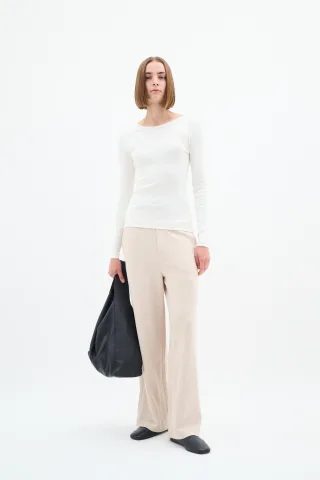 Langarm-Shirt Tight fit white