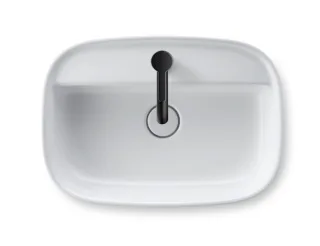 Duravit Zencha Aufsatzbecken Weiß Seidenmatt, 550 mm - 23745532711 23745532711